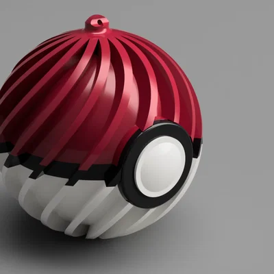 Quả cầu Giáng sinh bất ngờ phong cách Pokeball