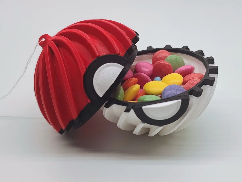 Quả cầu Giáng sinh bất ngờ phong cách Pokeball - Image 6