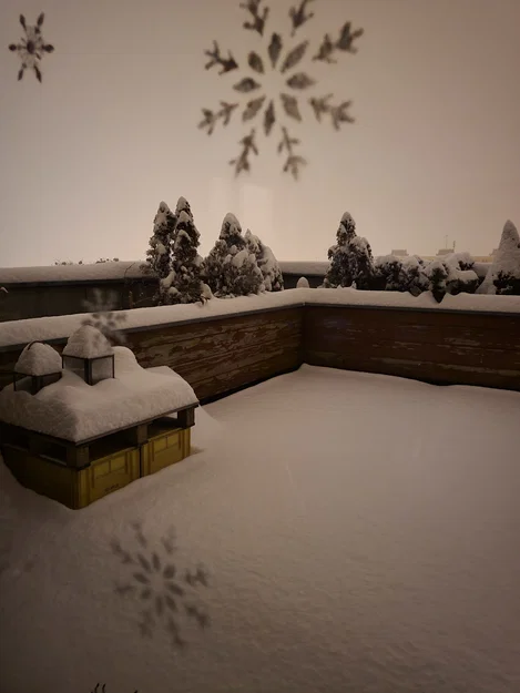 Khuôn vẽ bông tuyết (Snowflake stencils) - Image 3