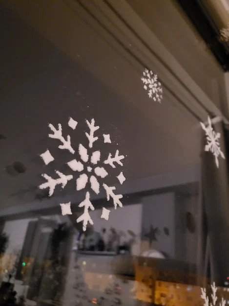 Khuôn vẽ bông tuyết (Snowflake stencils) - Image 5