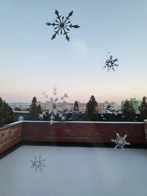 Khuôn vẽ bông tuyết (Snowflake stencils) - Image 7