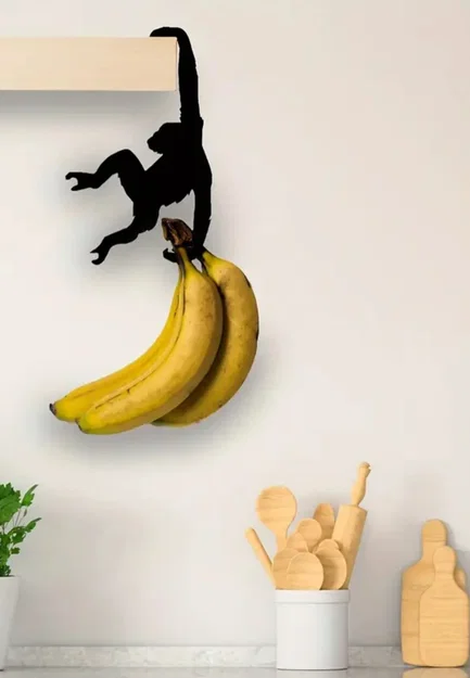 Móc treo hình chú khỉ (Monkey Hook) in 3D tiện lợi và đáng yêu - Image 1