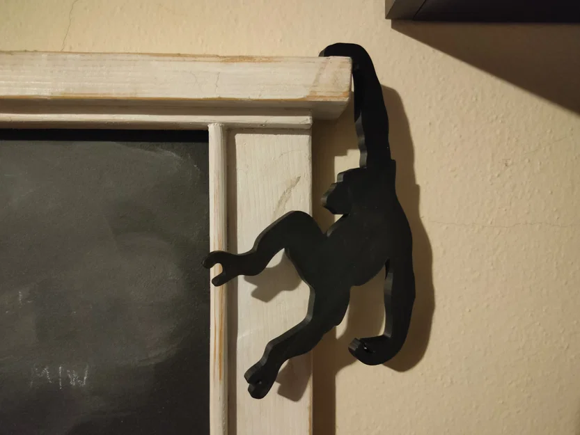 Móc treo hình chú khỉ (Monkey Hook) in 3D tiện lợi và đáng yêu - Image 3