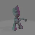 Baby Groot Monitor Hugger - Mô hình trang trí màn hình siêu dễ thương - Thumbnail 1