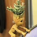 Baby Groot Monitor Hugger - Mô hình trang trí màn hình siêu dễ thương - Thumbnail 4