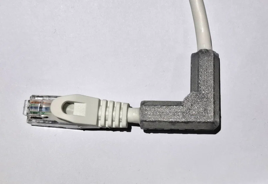 Kẹp giữ cáp Ethernet góc 90 độ - Image 1