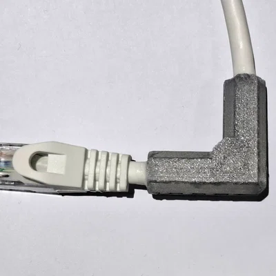 Kẹp giữ cáp Ethernet góc 90 độ