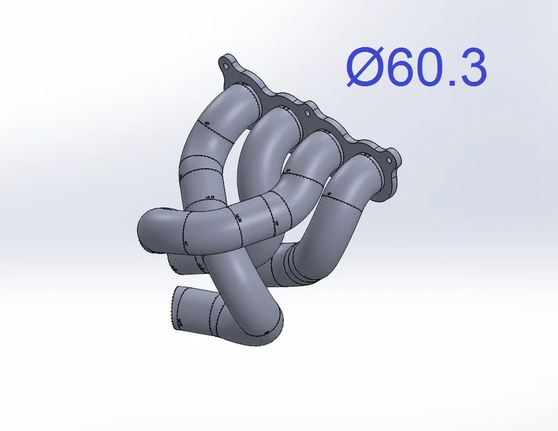Bộ jig khung ống manifold - Hỗ trợ chế tạo cổ góp xả - Image 1