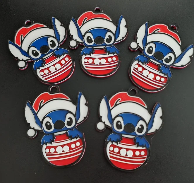 Mô hình trang trí cây thông Noel hình Stitch - Image 1