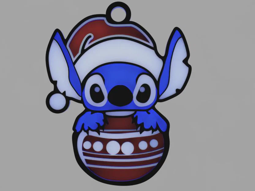 Mô hình trang trí cây thông Noel hình Stitch - Image 2