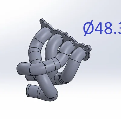 Bộ khung jig ống dẫn manifold Ø48.3