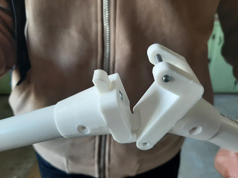 Bản lề khớp nối có chốt khóa cho ống PVC (PVC Pipe Latching Axial Hinge) - Image 1
