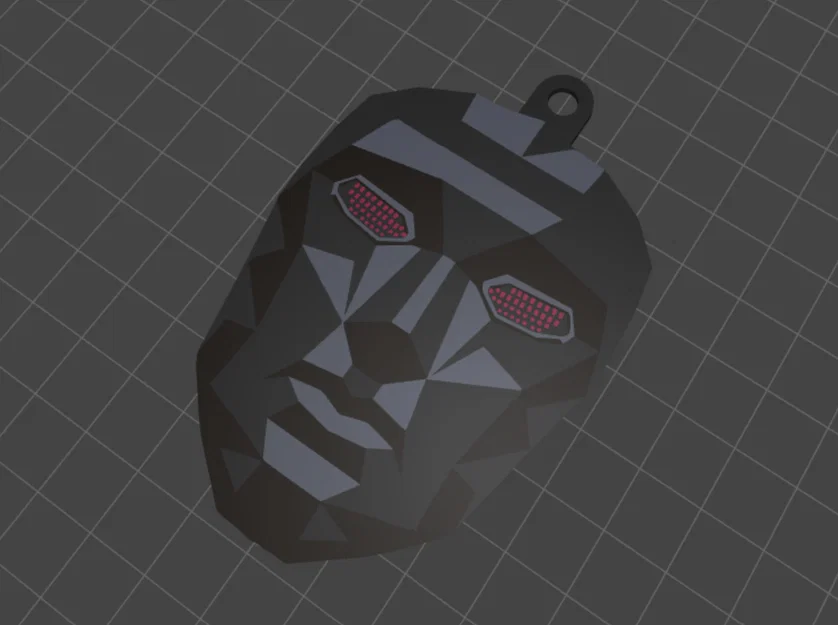 Móc khóa mặt nạ The Front Man phong cách Squid Game siêu chất - Image 2