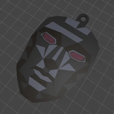 Móc khóa mặt nạ The Front Man phong cách Squid Game siêu chất