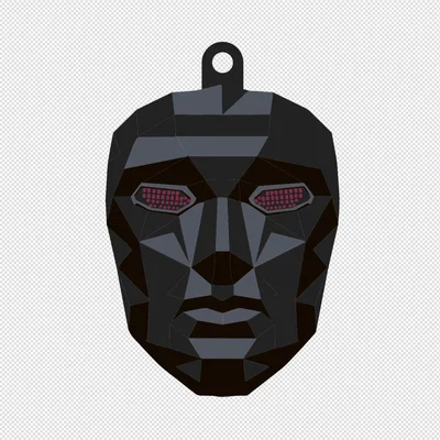 Móc khóa mặt nạ The Front Man phong cách Squid Game siêu chất