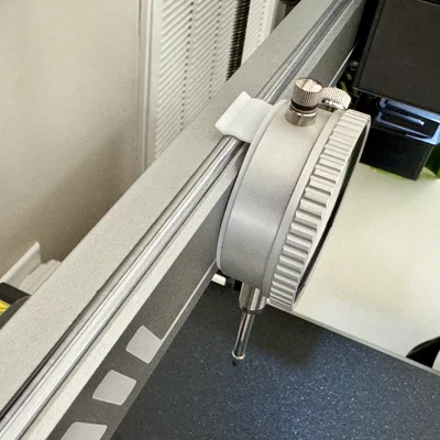 Ngàm gắn đồng hồ so cho trục X máy Anycubic Kobra 3