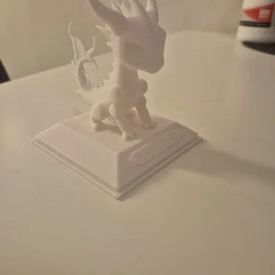 Mô hình rồng con Metal Dragon in 3D đẹp mắt để bàn