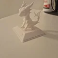 Mô hình rồng con Metal Dragon in 3D đẹp mắt để bàn - Thumbnail 3