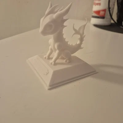 Mô hình rồng con Metal Dragon in 3D đẹp mắt để bàn