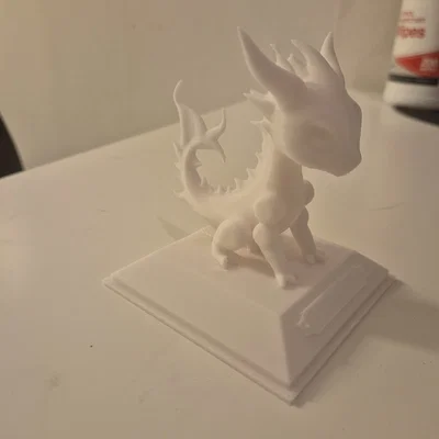 Mô hình rồng con Metal Dragon in 3D đẹp mắt để bàn