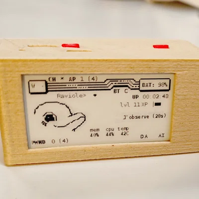 Case Pwnagotchi cho Waveshare và Pi Sugar v3