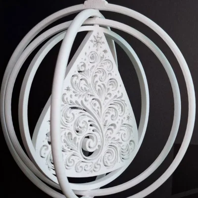 Đồ trang trí cây thông Noel xoay Fantasy