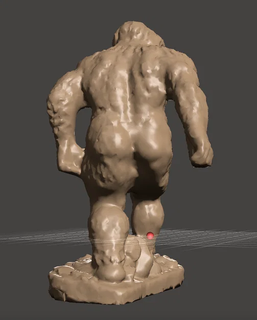 Tượng Bigfoot Sasquatch 3D - Mô hình sinh vật huyền thoại ấn tượng - Image 2