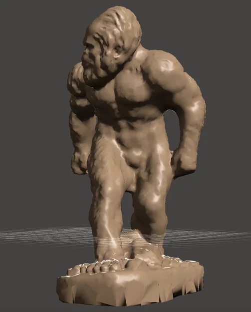 Tượng Bigfoot Sasquatch 3D - Mô hình sinh vật huyền thoại ấn tượng - Image 3
