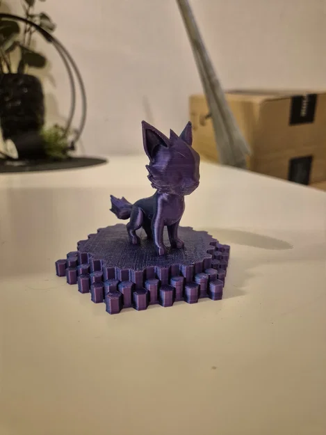 Mô hình chú sói xám đáng yêu (Grey Wolf) in 3D trang trí - Image 2