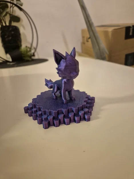 Mô hình chú sói xám đáng yêu (Grey Wolf) in 3D trang trí - Image 3