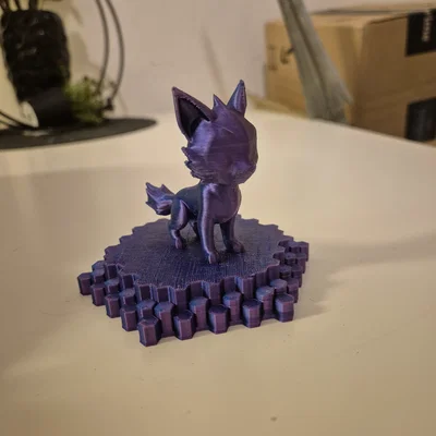 Mô hình chú sói xám đáng yêu (Grey Wolf) in 3D trang trí