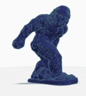 Mô hình Bigfoot Sasquatch in 3D siêu chi tiết và sống động - Image 1