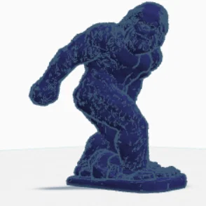 Mô hình Bigfoot Sasquatch in 3D siêu chi tiết và sống động