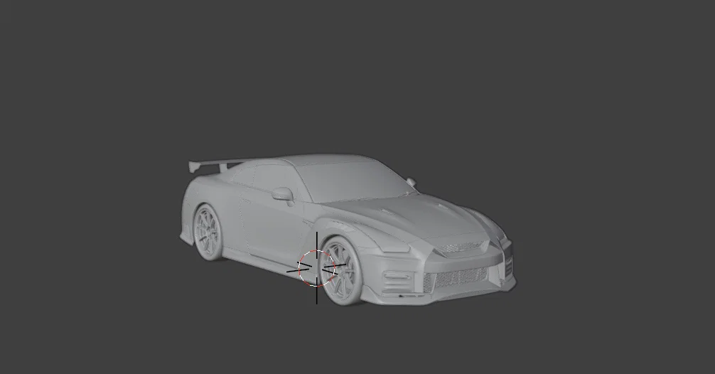 Mô hình Nissan GT-R độ chi tiết cao (High-Poly) - Image 2