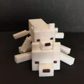 Cáo tuyết Minecraft khớp cử động (Articulated Arctic Fox) - Thumbnail 1