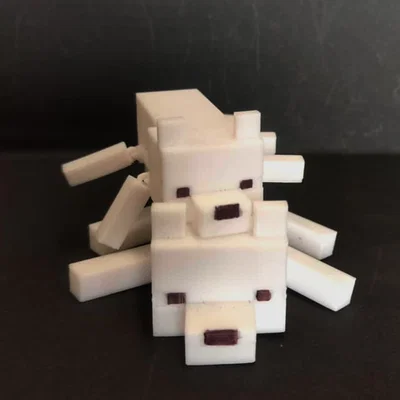 Cáo tuyết Minecraft khớp cử động (Articulated Arctic Fox)