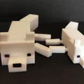 Cáo tuyết Minecraft khớp cử động (Articulated Arctic Fox) - Thumbnail 5