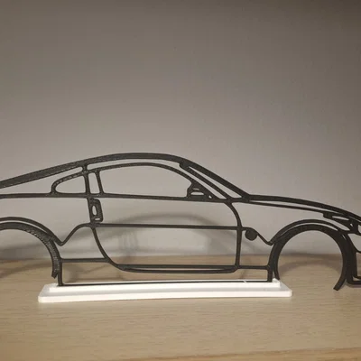 Mô hình trang trí Nissan 350Z Outline độc đáo cho tín đồ mê xe