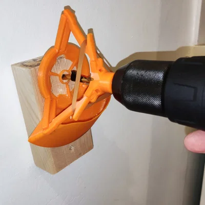 Dụng cụ hỗ trợ khoan tích hợp thu bụi, rảnh tay (Print-in-place)