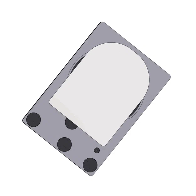 Mô hình 3D tham chiếu ổ cứng HDD/SSD 2.5 inch chuẩn xác - Image 2