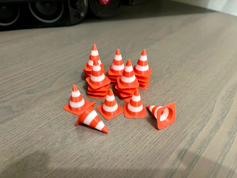 Bộ mô hình cọc tiêu giao thông dạng thẻ (hỗ trợ MMU & đổi màu) tỉ lệ 1:24 và 1:18 - Image 2