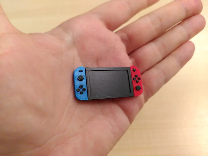 Nintendo Switch Thu Nhỏ Cho Nhà Búp Bê Với Tay Cầm Rời - Image 1