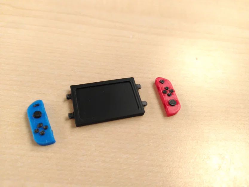 Nintendo Switch Thu Nhỏ Cho Nhà Búp Bê Với Tay Cầm Rời - Image 3