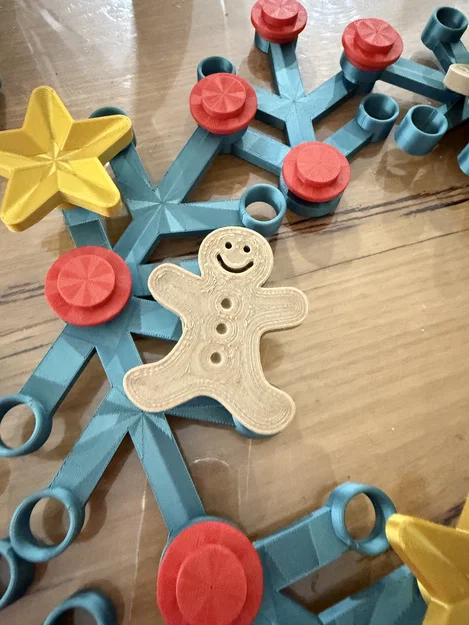 Mẫu in 3D chú bánh gừng trang trí vòng hoa Lego - Image 2