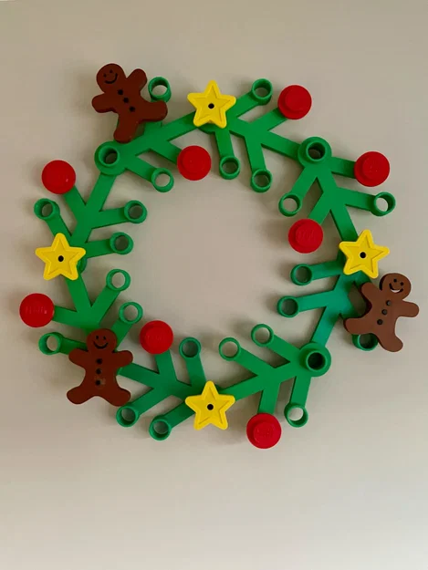 Mô hình bánh gừng trang trí vòng nguyệt quế LEGO siêu đáng yêu - Image 2