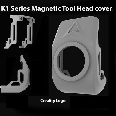 Nắp che đầu in hít nam châm tháo lắp nhanh cho K1 series (có logo)