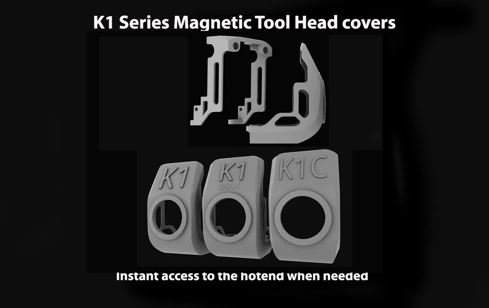 Nắp che đầu in nam châm tháo lắp nhanh cho dòng máy K1 - Image 1