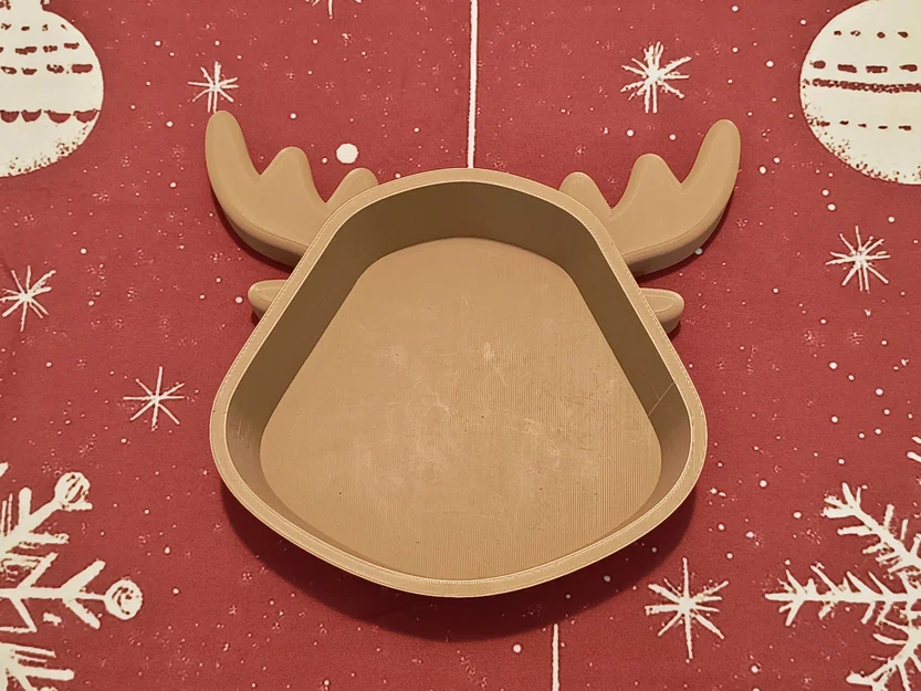 Bát Đựng Đồ Trang Trí Hình Tuần Lộc Giáng Sinh - Image 1