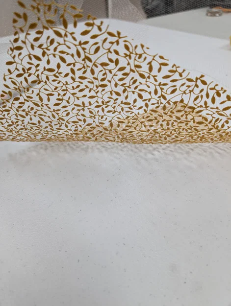 Mẫu họa tiết cành lá (in trên vải) - Image 1