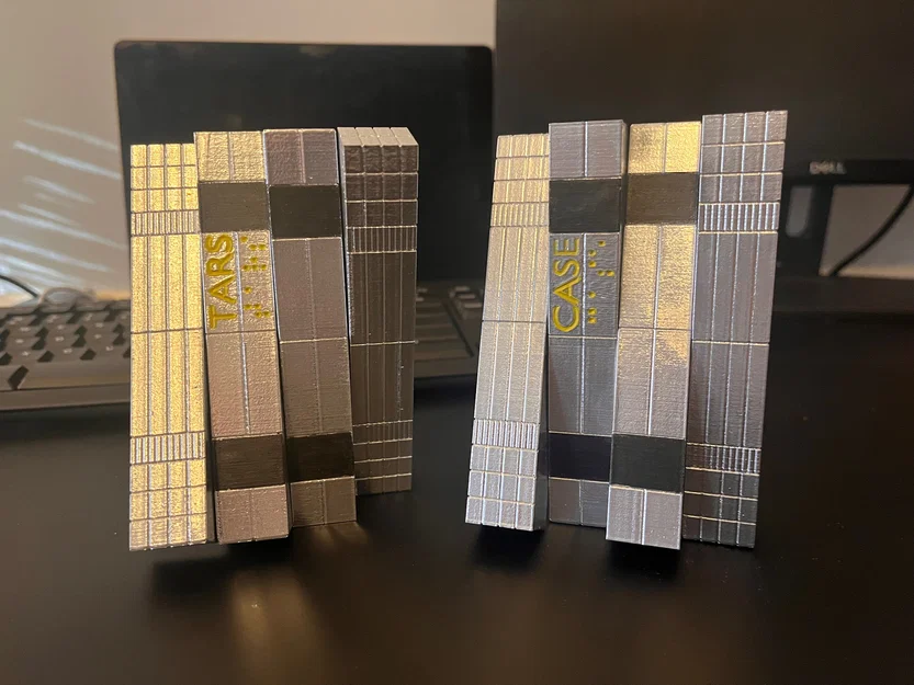 Mô hình robot T.A.R.S linh hoạt (print-in-place) + C.A.S.E, K.I.P.P và P.L.E.X từ Interstellar - Image 7